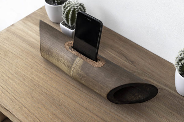 draadloze speaker bamboe voor Iphone